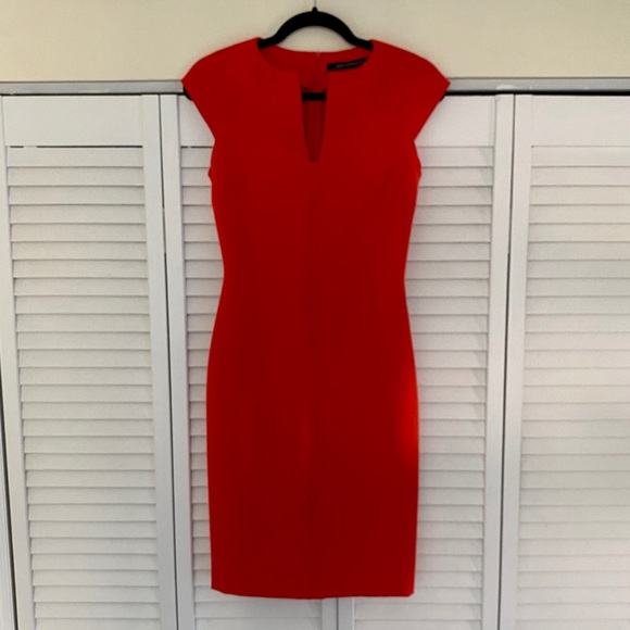 ✨ Zara Sheath Dress, orange XS - Picture 2 of 3